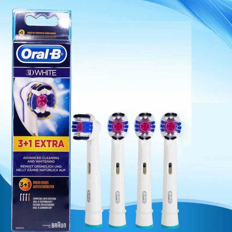 Original Oral B Replacement Brush Heads for Oral-B Rotating Electric Toothbrush Genuine Teeth Whitening Soft Bristle Refills