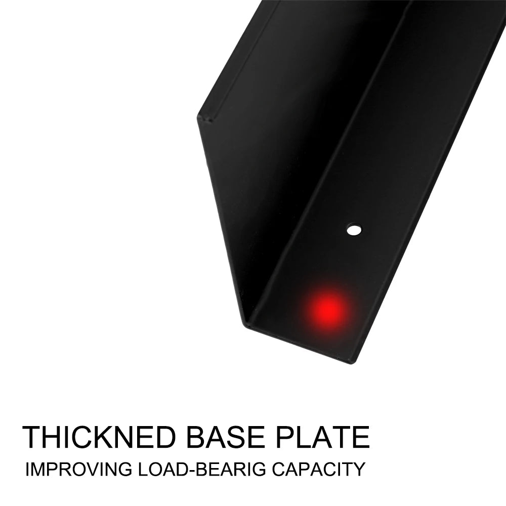 Bathroom Shelves 30-60cm Aluminum Alloy Matte Black Kitchen Wall Shelf Shower Shampoo Storage Rack Bathroom Accessories
