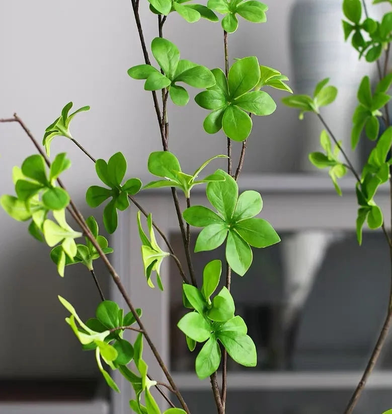 Artificial Green Leaves Branch Real Touch Enkianthus Perulatus Home Decoration New Green Plant Decor Andromeda INS