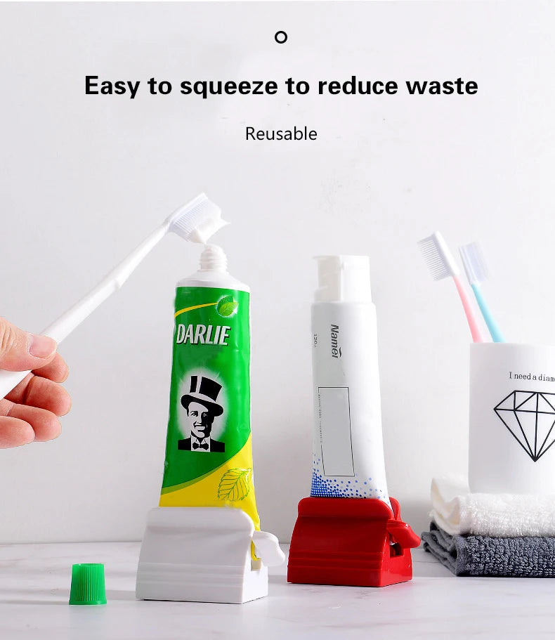 Bathroom Accessories Toothpaste Device Multifunctional Dispenser Facial Cleanser Squeezer Clips Manual Lazy Tube Squeezer Press