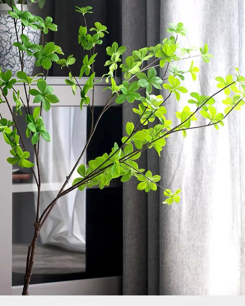 Artificial Green Leaves Branch Real Touch Enkianthus Perulatus Home Decoration New Green Plant Decor Andromeda INS