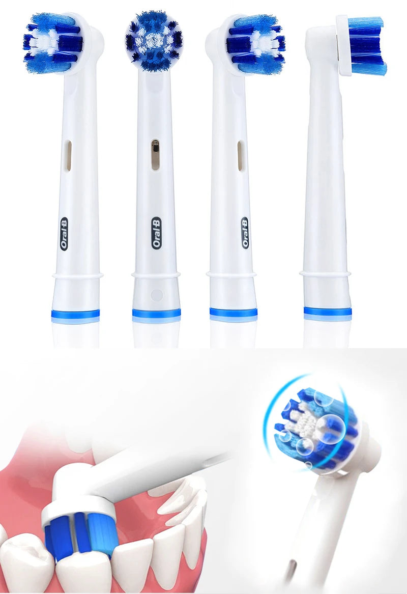 Original Oral B Replacement Brush Heads for Oral-B Rotating Electric Toothbrush Genuine Teeth Whitening Soft Bristle Refills
