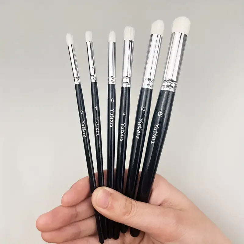 Professional Miniature Paint Brush Set For Warhammer 40K, Dnd, Citadel & Scale Models - Ideal For Enamel & Fantasy Figurines