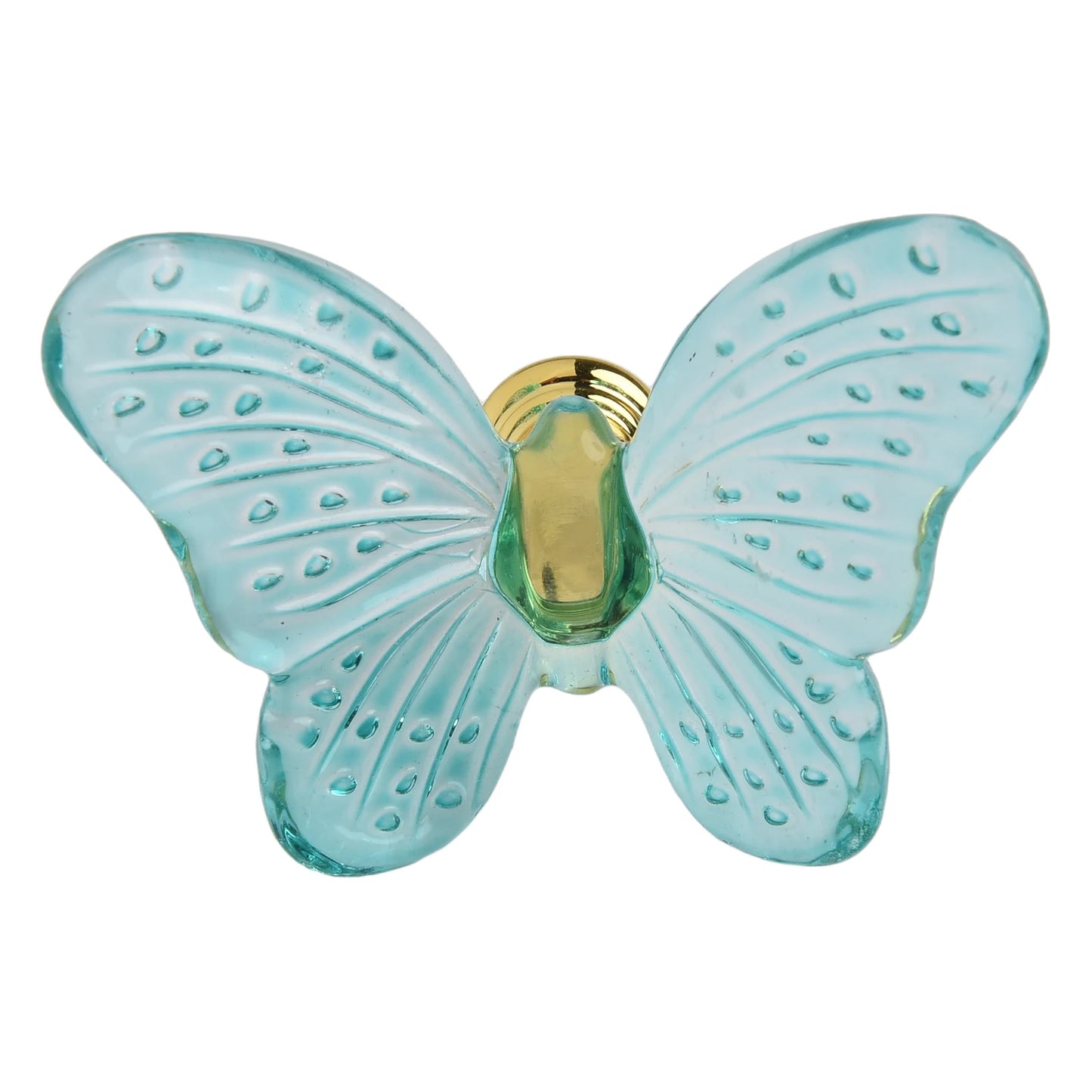 1pcs Butterfly Dresser Pulls Clear Drawer Knobs Cabinet Knobs Bathroom Door Knobs Cabinet Handle Knobs For Dresser Accessories