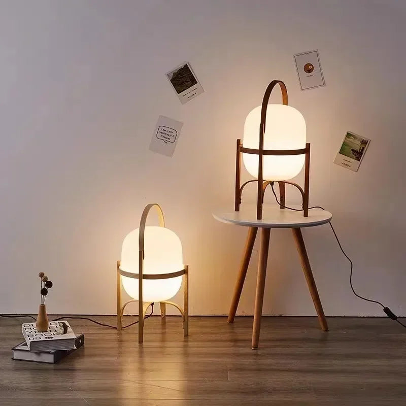 Modern Simple Wood Floor Lamp for Living Room Bedroom Study Indoor Lighting Decoration Standing Lamp