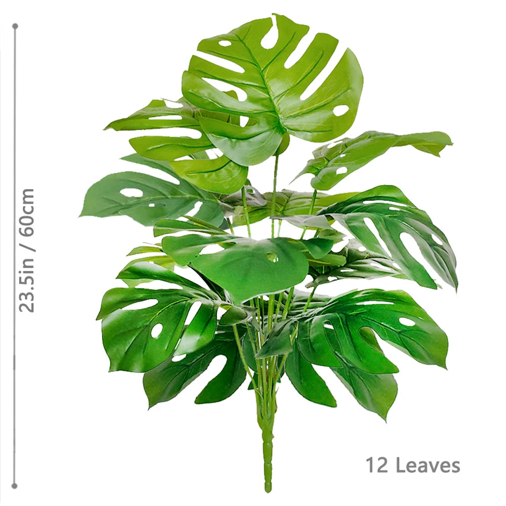 59-103cm/40.5in Artificial Monstera plastic fake plant pot ornamental festival suitable for home office decoration