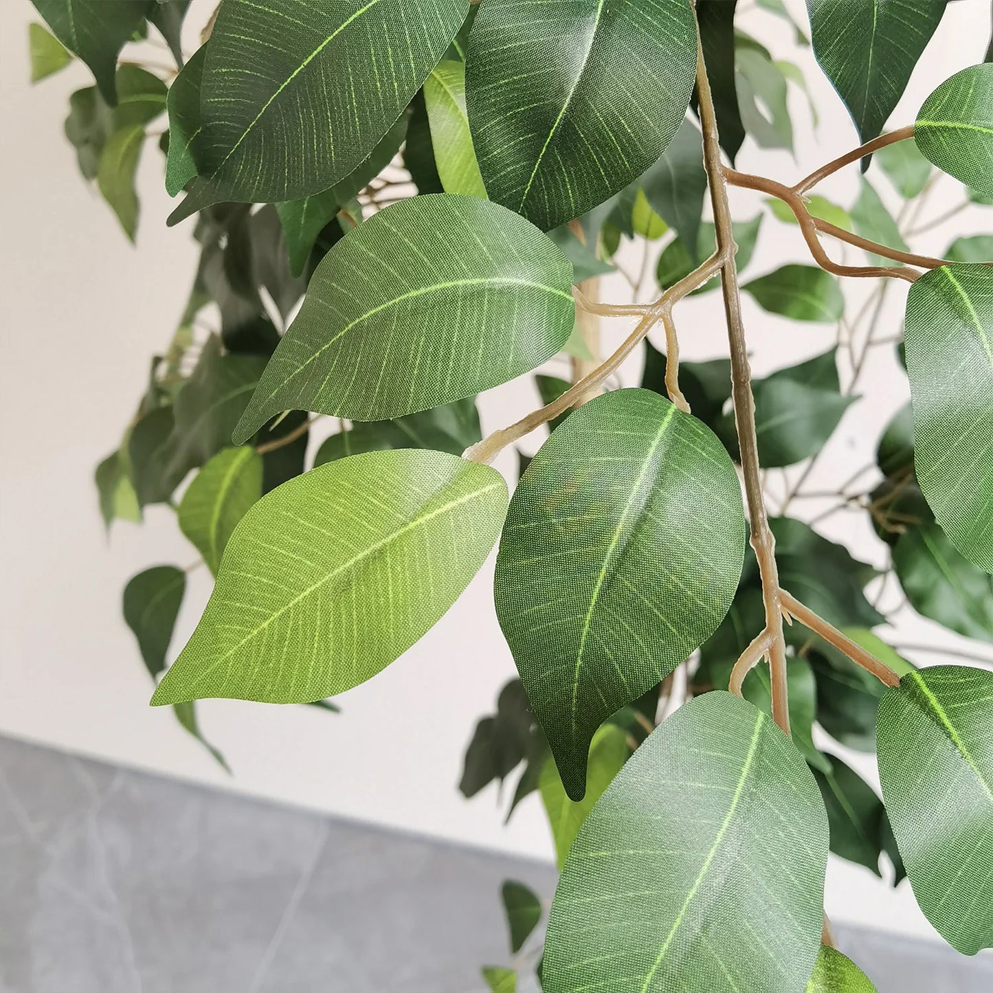 130-170CM New Artificial Ficus Plant banyan tree Branches Faux Tall Plant Ornament indoor Fake Plant For Home living room decor