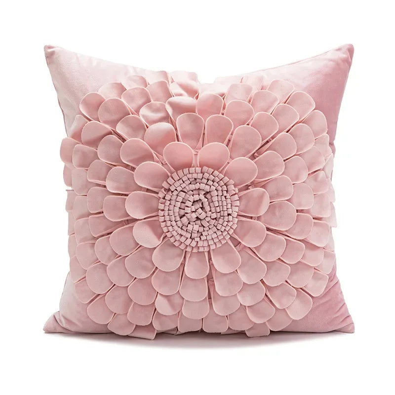 Romantic Wedding Throw Pillow Modern Pink Ins Style Living Room Wedding Room Sofa Bedhead Cushion Cover