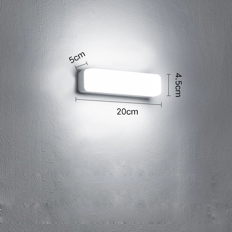 LED Bathroom Mirror Lights 13W 18W Front Light AC220V 110V Wall Mounted Living Room Bedroom Makeup LED Wall Lamp Indoor