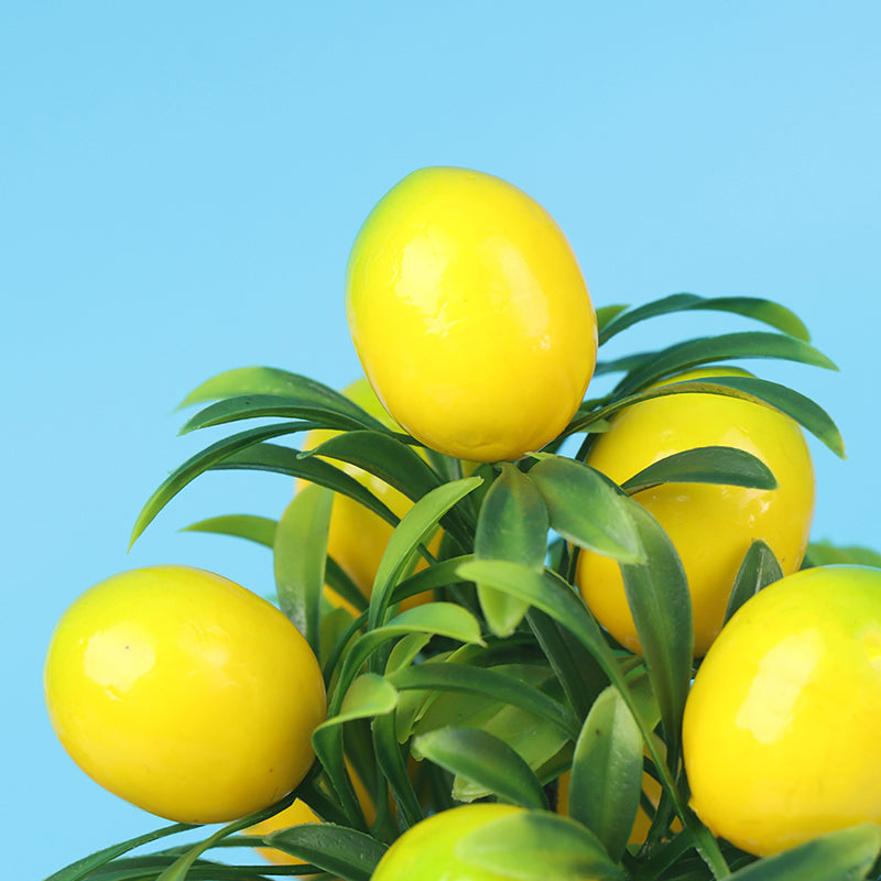 Artificial Lemon Plants Potted Fake Flower For Home Party And Garden Decoration Artificial Lemon Tree