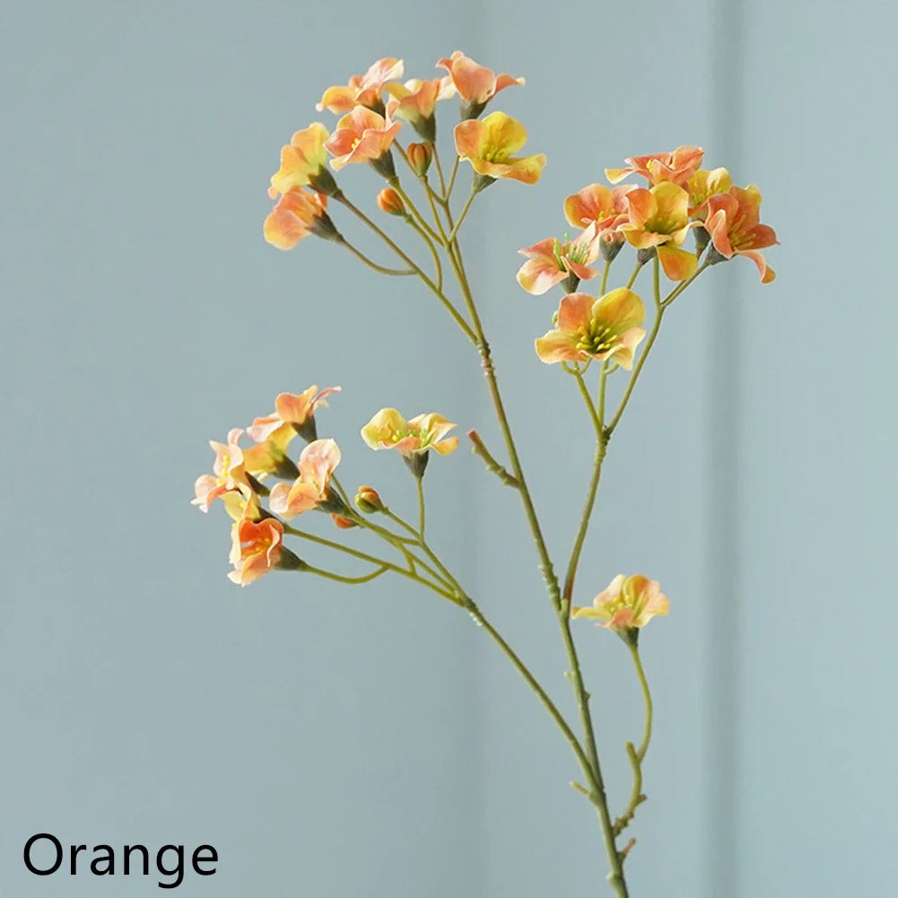 3Forks/Bouquet Artificial Flower Silk Carnation Flower Fake Flowers Decorative Flower for Mother's Day Gift Wedding Decor