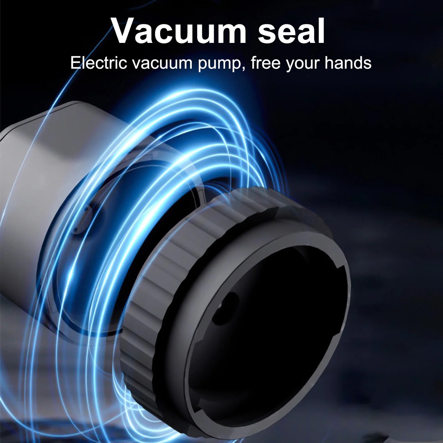 Electric Mason Jar Vacuum Sealer Kit Cordless Automatic Jar Sealer Kit for Food Storage and Fermentation with Mason Jar Lids