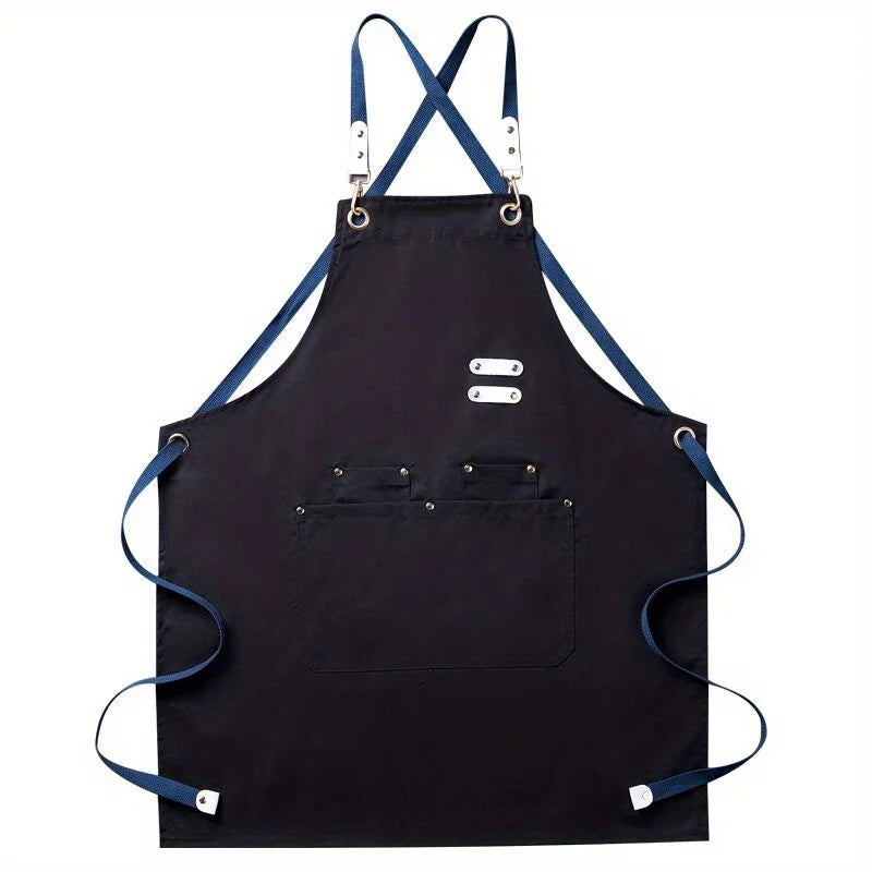Aprons for Men Women with Pockets Cotton Enrich Durable Large Waterproof For Kitchen, Workshop, BBQ, Chef Apron