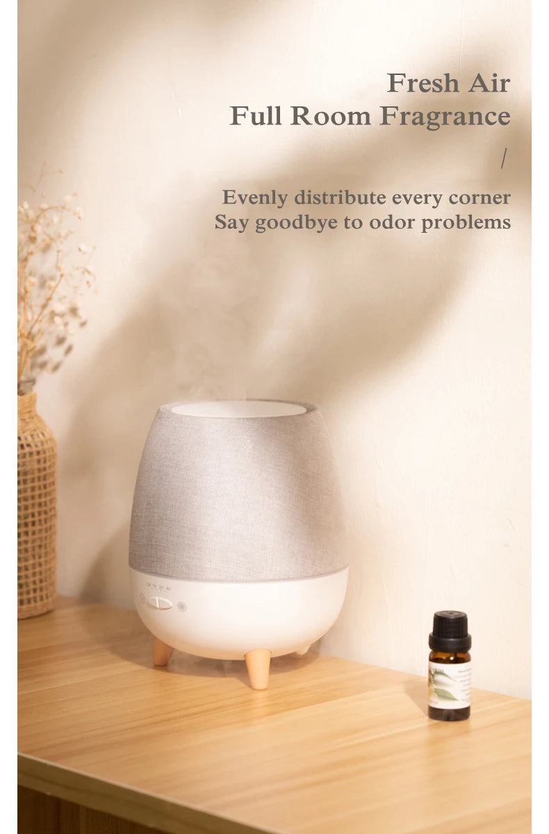 Electric Aroma Air Diffuser 300ml Aromatherapy Essential Oil Diffuser Remote Control Ultrasonic Mist Humidifier with Night Light