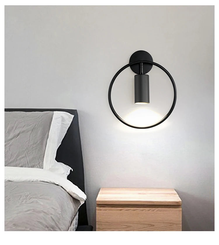 Nordic Bedroom Lights Room Decor Wall Light Lamps for Living Room Gold Wall Decor Lights for Wall Bedside Lamp