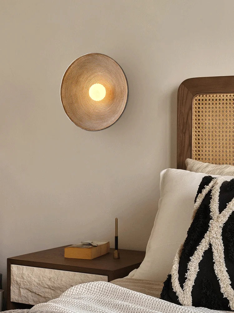 Indoor Retro Japanese Style Bedroom Bedside Living Dining Room Aisle Decorations Design Lighting Wall Lamp