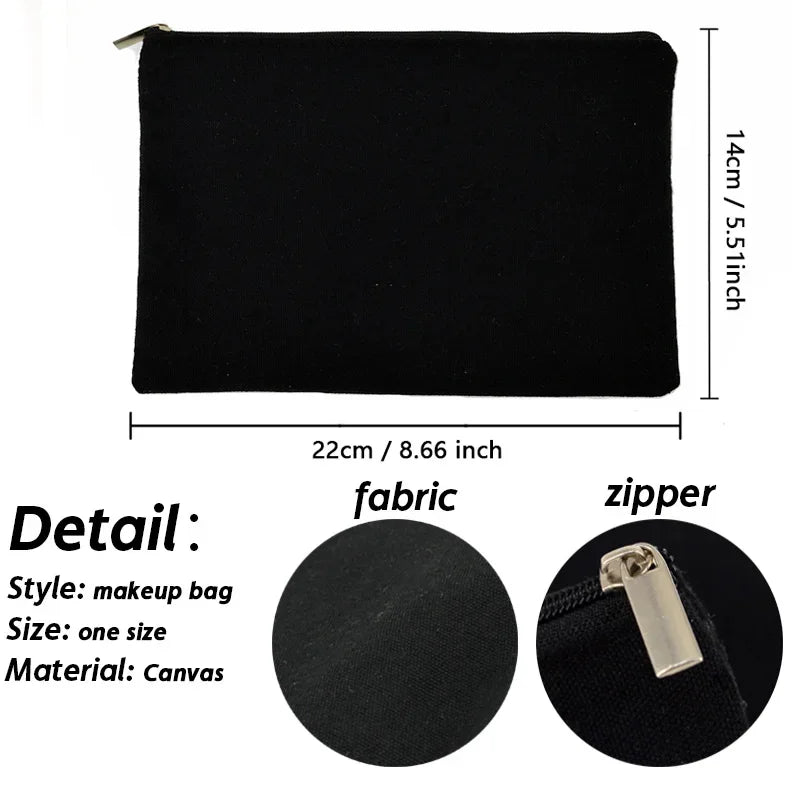 Personal Custom DIY Logo Make Up Pouch Student Pencil Makeup Bags Travel BagsCosmetic Case Toiletries Organizer Ladies Storage