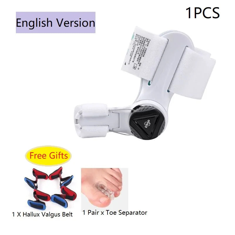 Adjustable Bunion Corrector Splint Toe Straightener with Knob Hallux Valgus Correcteur bunion Orthopedic Pedicure Care for Toe