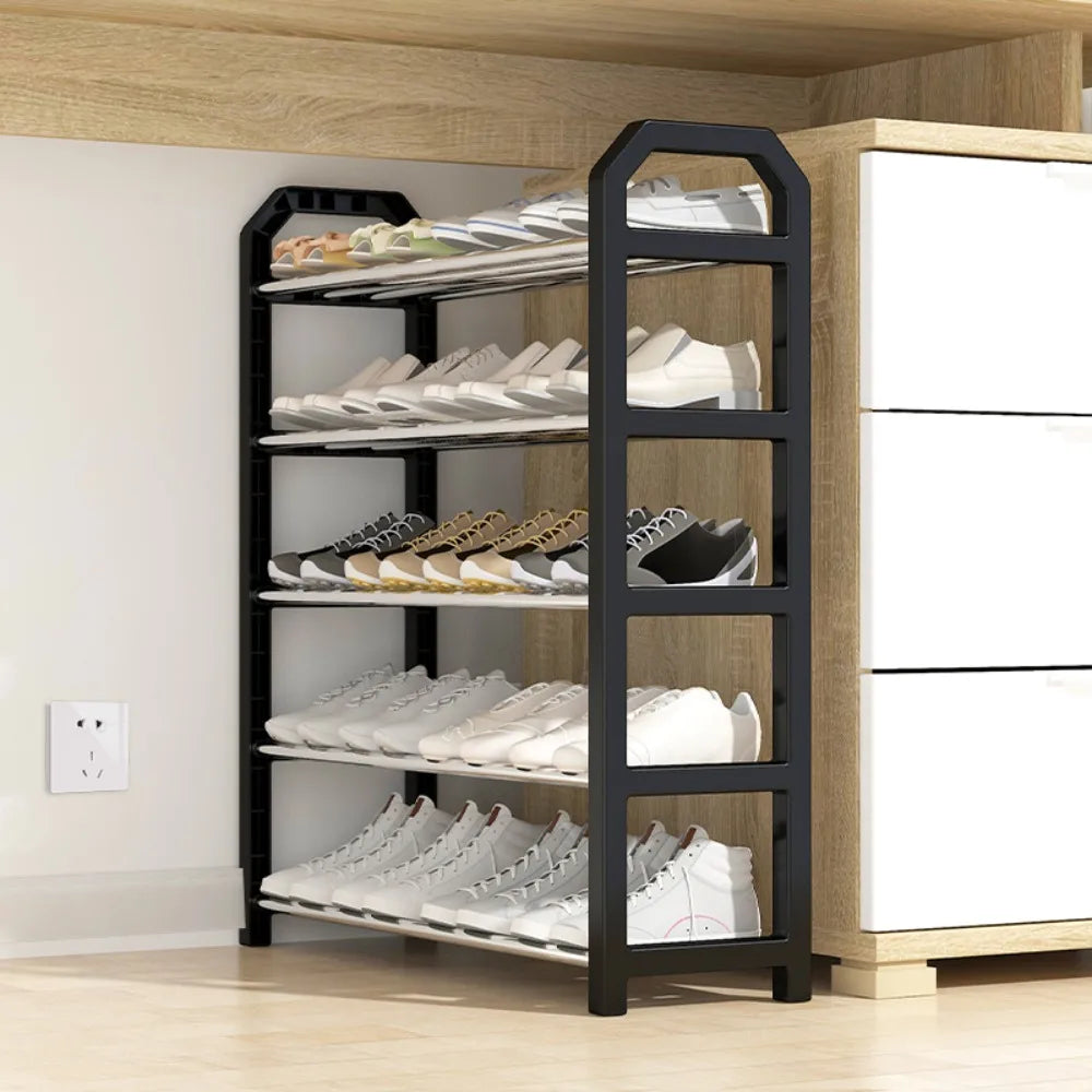 4 Layers Shoe Rack Multi-layer Assembly Creative Simple Trapezoidal Storage Doorstep Storage Shoe Cabinet Balcony Pendulum
