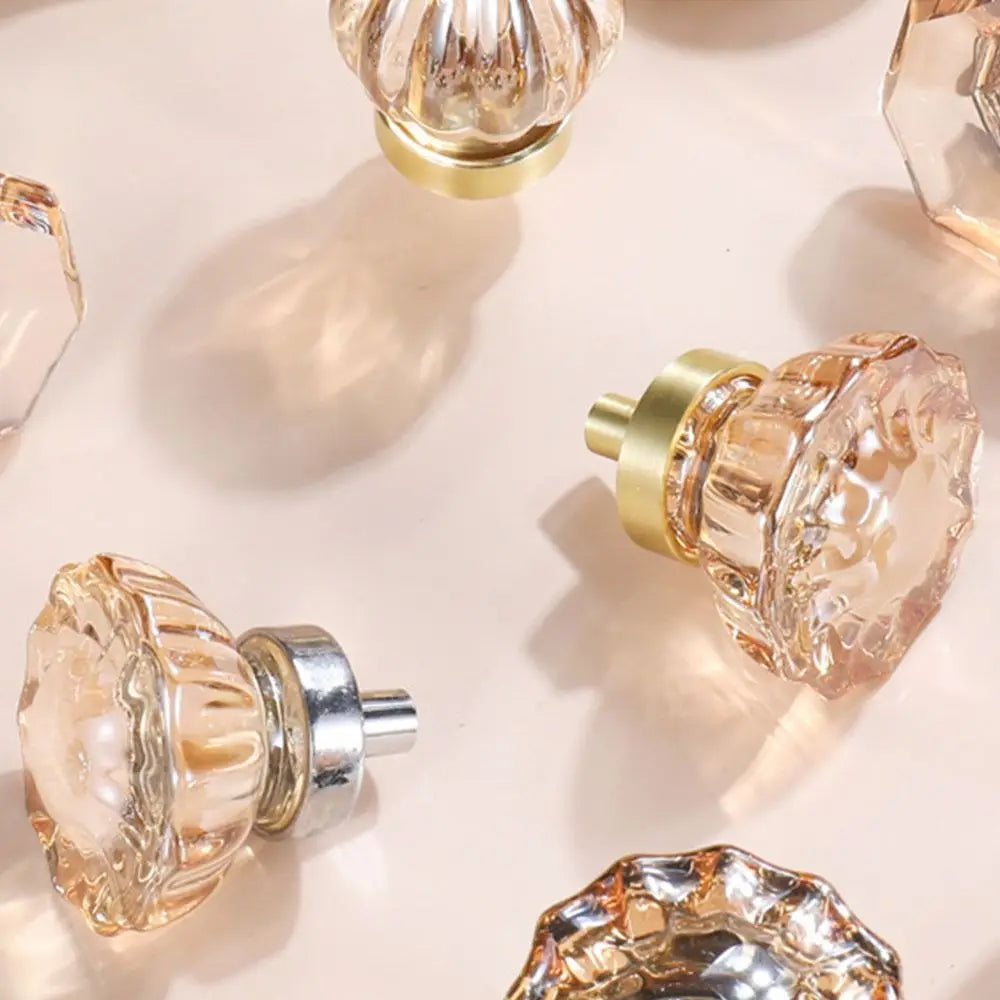 1Pcs Crystal Dresser Kitchen Furniture Handle Drawer knob Door Knob Wardrobe Handle Cabinet Pulls