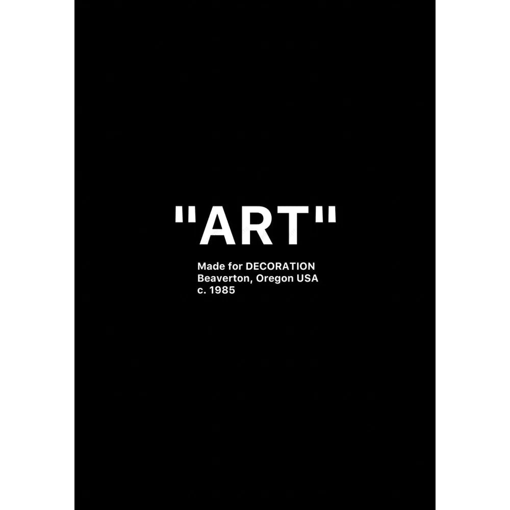 Black and White Minimalist Quotes Poster Sticky Wall Art Printing Waterproof Home Living Bed Room Bar Aesthetic Decor