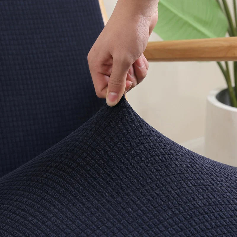 Armchair Slipcover Elastic Modern Chair Cover Zipper Stretch Wood Arm Chair Cover Protector Removable Seat Cover Home Decor