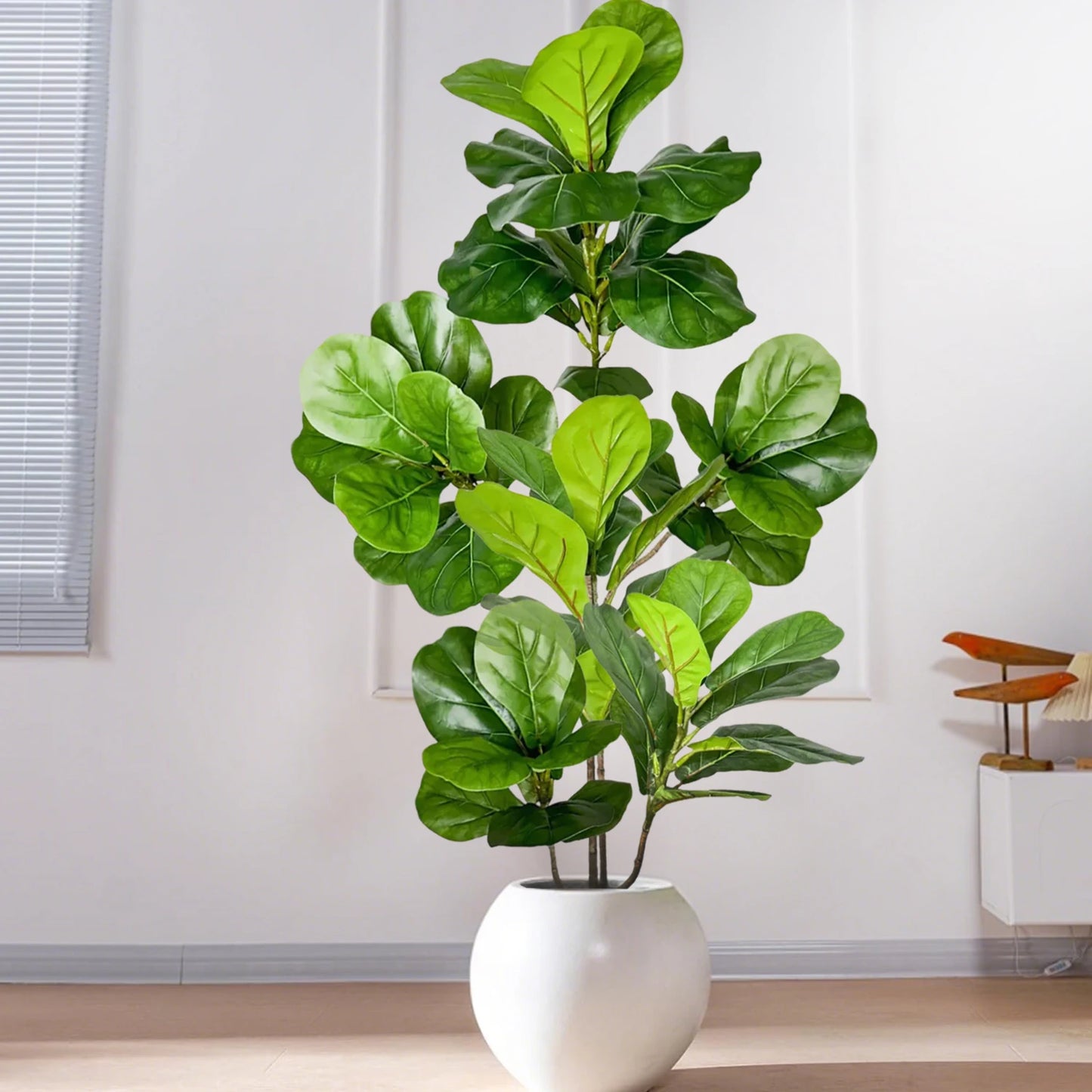 76-135cm Artificial Plants Fake Bamboo Tree Branch Plastic Nandina Leaves Tall Green Landscape For Home Garden Decor