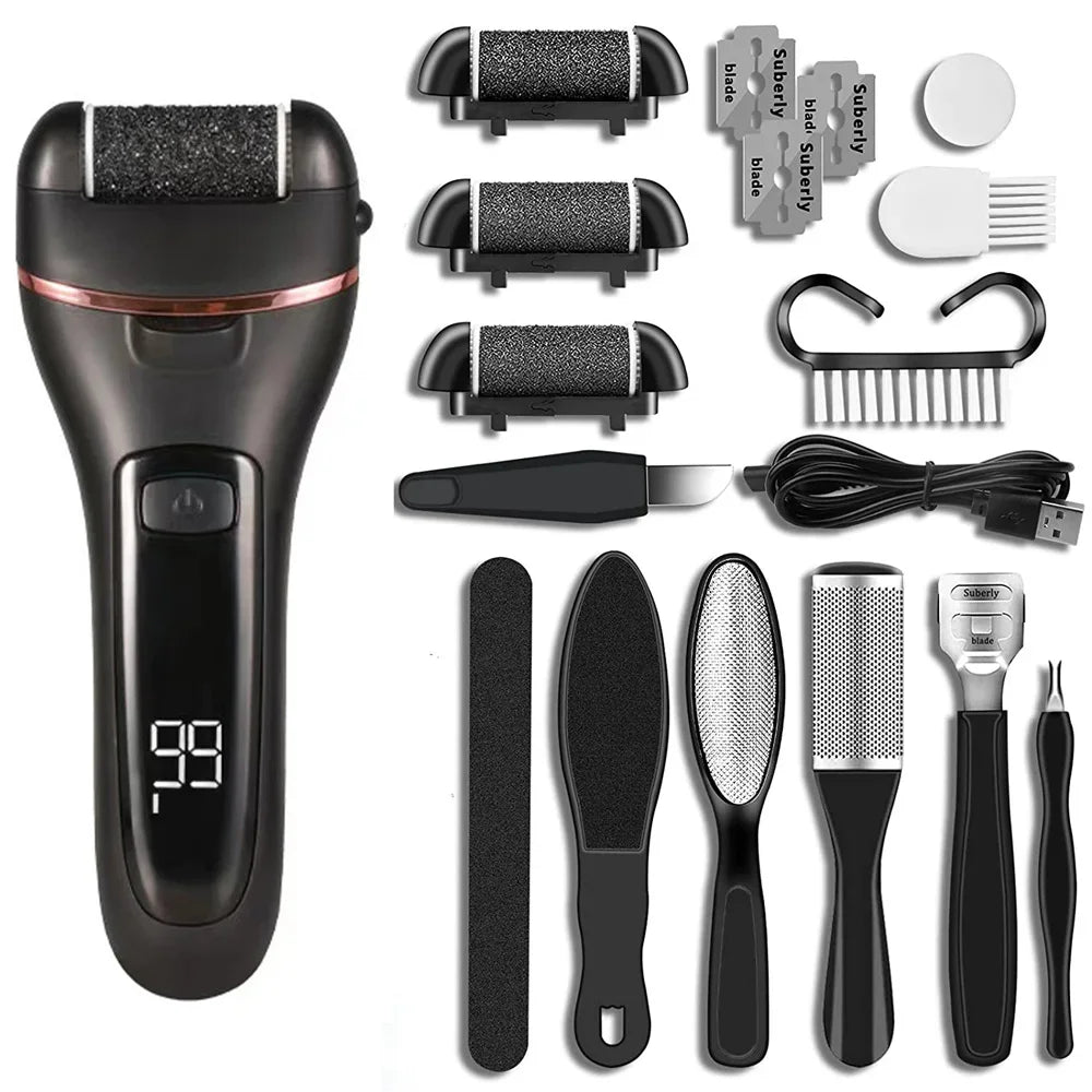 Foot care tool Skin Callus Remover Electric Grinding Pedicure Tools Foot Sandpaper File, electric foot file to remove calluses