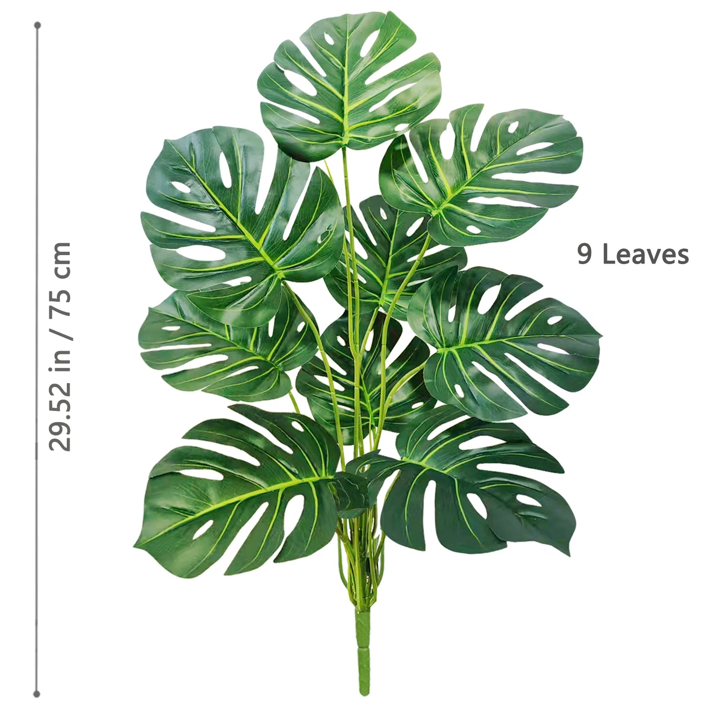 59-103cm/40.5in Artificial Monstera plastic fake plant pot ornamental festival suitable for home office decoration