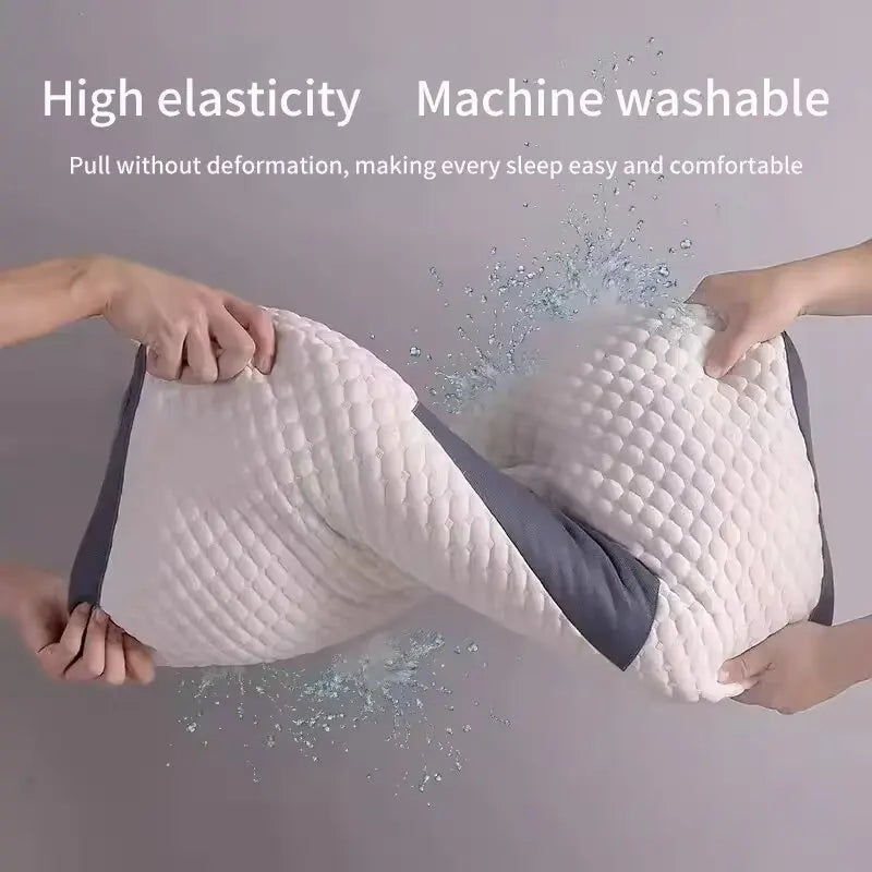 Neck Pillow Help Sleep And Protect The Neck Cervical Orthopedic Household Soybean Fiber SPA Massage Pillow For Sleeping NEW