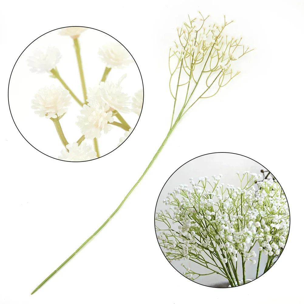1 Bunch Artificial Fake Silk Gypsophila Flowers Wedding Bouquet Home Decoration Simulation Gypsophila Flower Home Garden decor