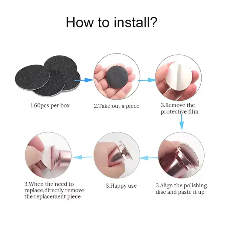 Callus remover Rechargeable Portable Electric Foot File Pedicure Set Foot exfoliation tool The ideal gift for foot care