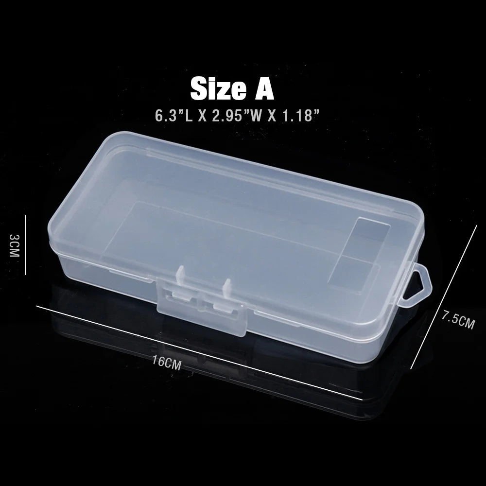 GOBASS Convenient Organizer Container Plastic Fishing Tackle Box 5 Grids Compartments Lure Hook Storage Case Fishing Accessories
