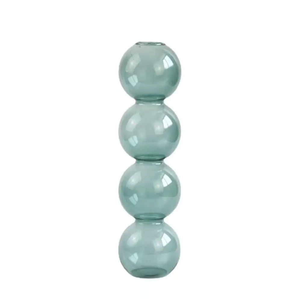 Crafts Romantic Glass Vase Simple Modern Hydroponic Flower Pot Funny Creative Spherical Flower Vase Dining Room