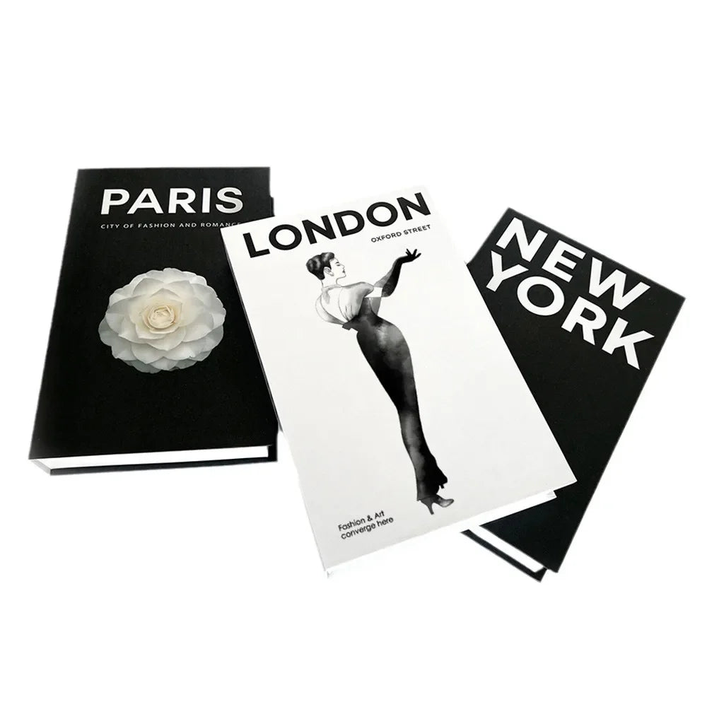 Modern Simulation Books Decorations for Home Luxury Coffee Table Ornaments Living Room Study Soft Fake Book Decorations Gifts
