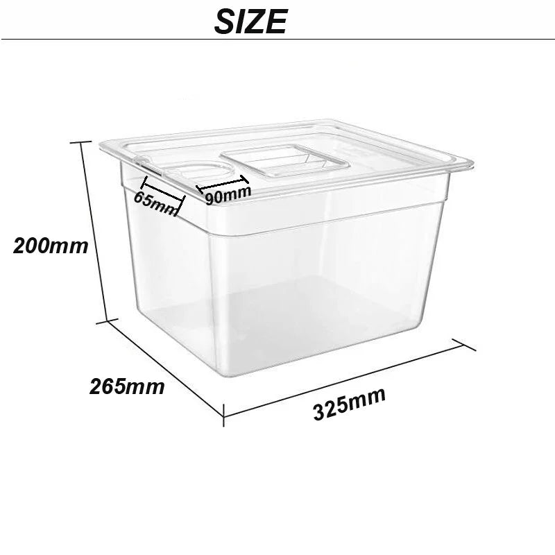 NO.1 Quality New material11L Container For Sous Vide Cooker Machine,Container With Lid