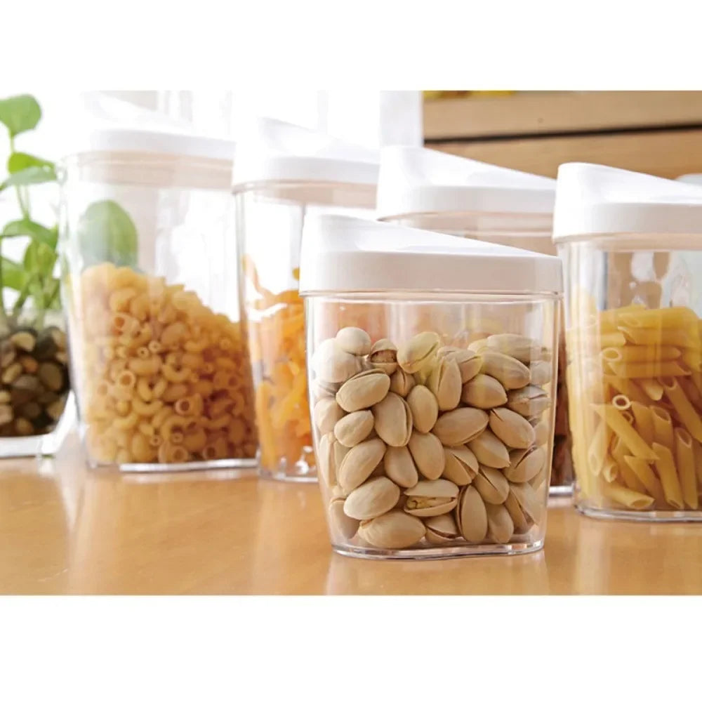 Multifunctional Storage Tanks Large Capacity Kitchen Food Storage Containers Transparent Sealed Storage Containers Combination