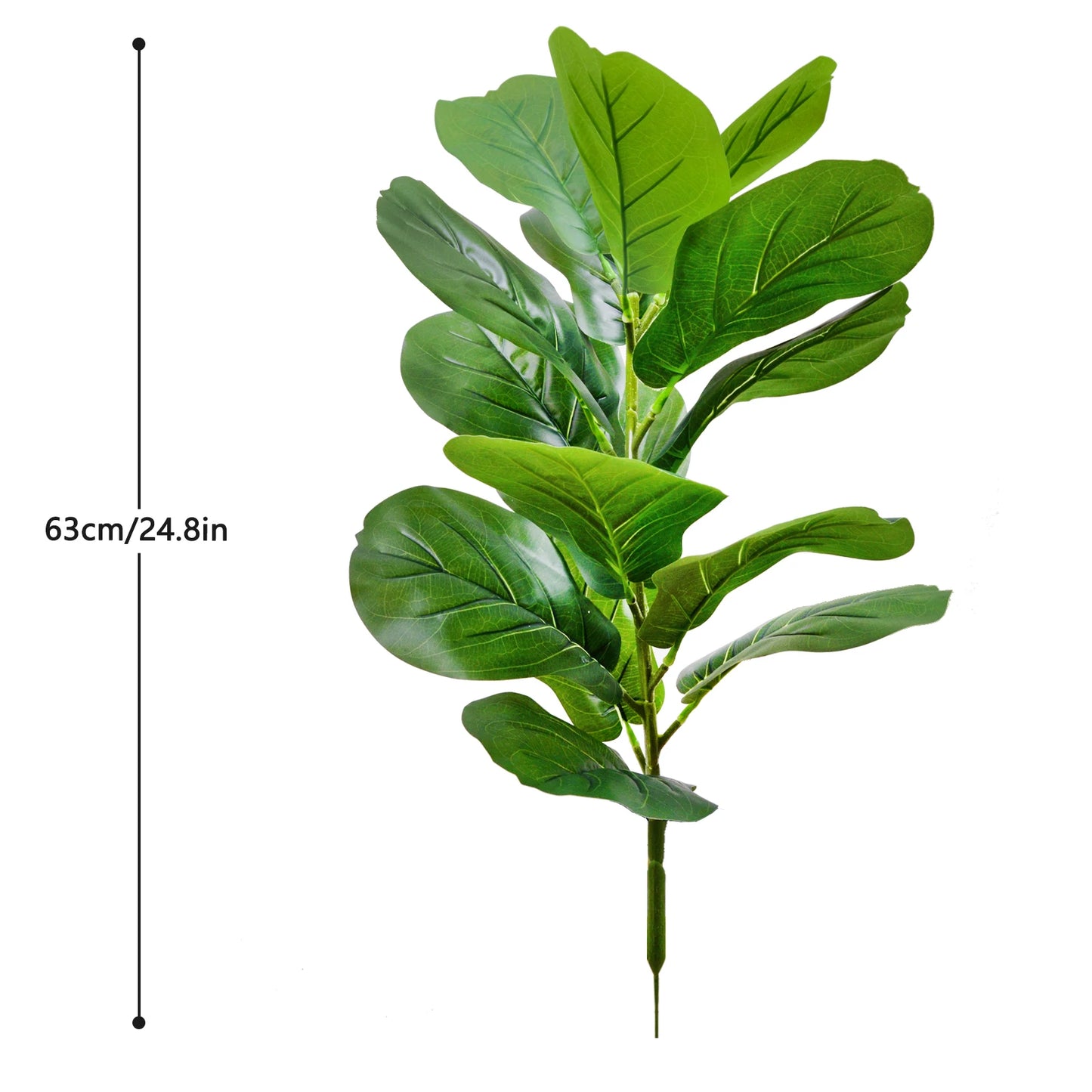 47-109cm Artificial Flowers Calla Lily Horseshoe Leaf Turtle Leaf Bobcat Leaf Fake Plant Ornamental Holiday Home Decoration
