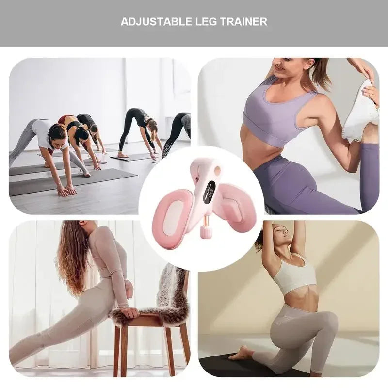 Thigh Master Pelvic Floor Trainer 360 Degree Rotation with Counter Thigh Exerciser Kegel Exercises Device for Yoga Floor Muscle