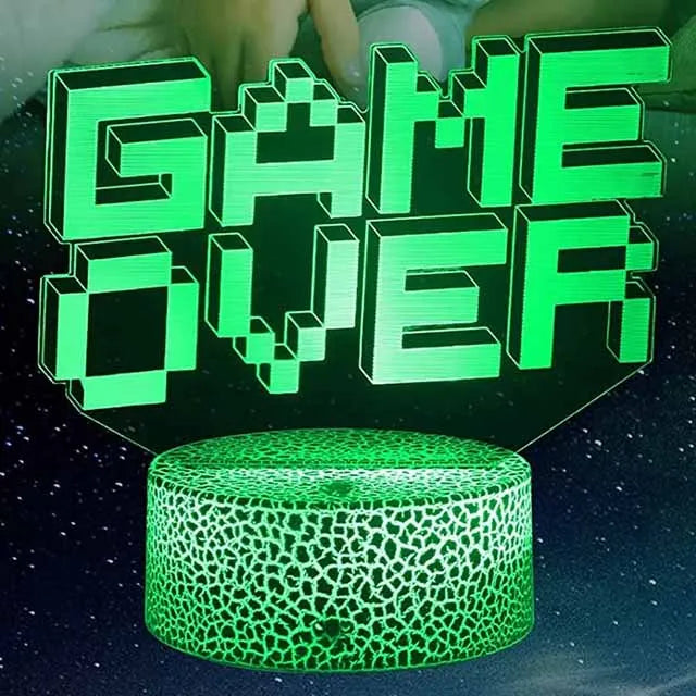 For Playstation Logo 3D Night Lamp Gaming Room Desk Setup Lighting Decor on the table Game Sensor Light for Kids Bedside Gift