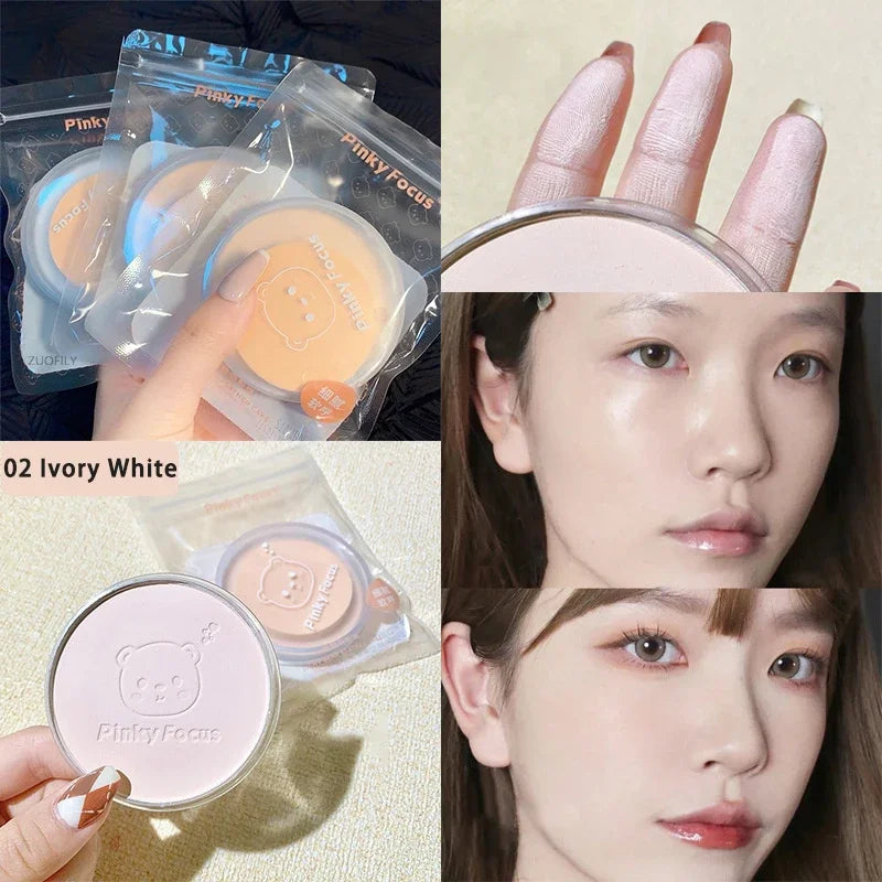 99% Aloe Vera Softening Powder Waterproof Moisturizing Concealer Foundation Fixed Make Up Oil Control Facial Makeup Cosmetics