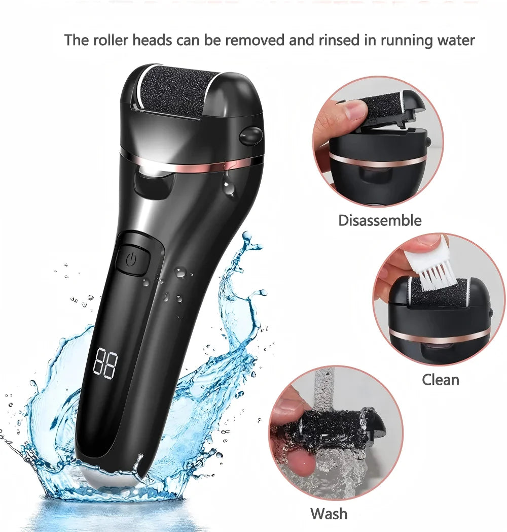 Foot care tool Skin Callus Remover Electric Grinding Pedicure Tools Foot Sandpaper File, electric foot file to remove calluses
