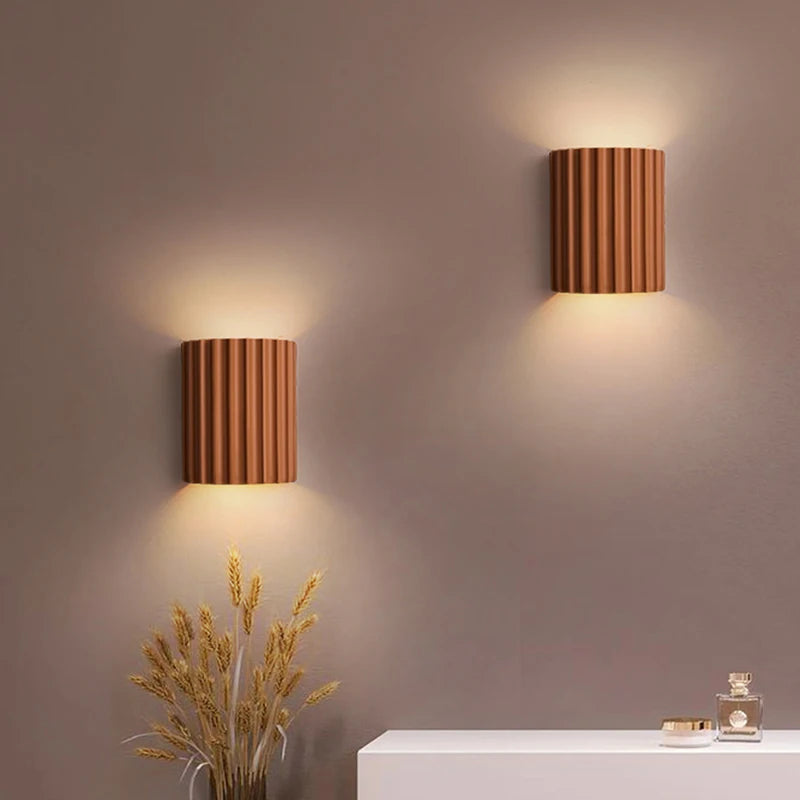 Resin High-end Fashionable Bedroom Living Room Dining Room Wall Lamp Warm Atmosphere Wall Lamp Llighting Balcony Wall Lamp