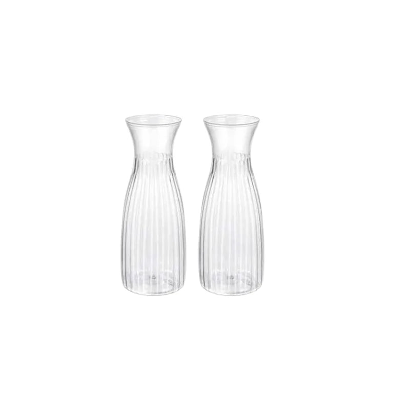 Plastic Transparent Vase - Ideal for DIY Floral Arrangements, Home Decor, Event Decor, Table Centerpieces, Weddings, and Parties