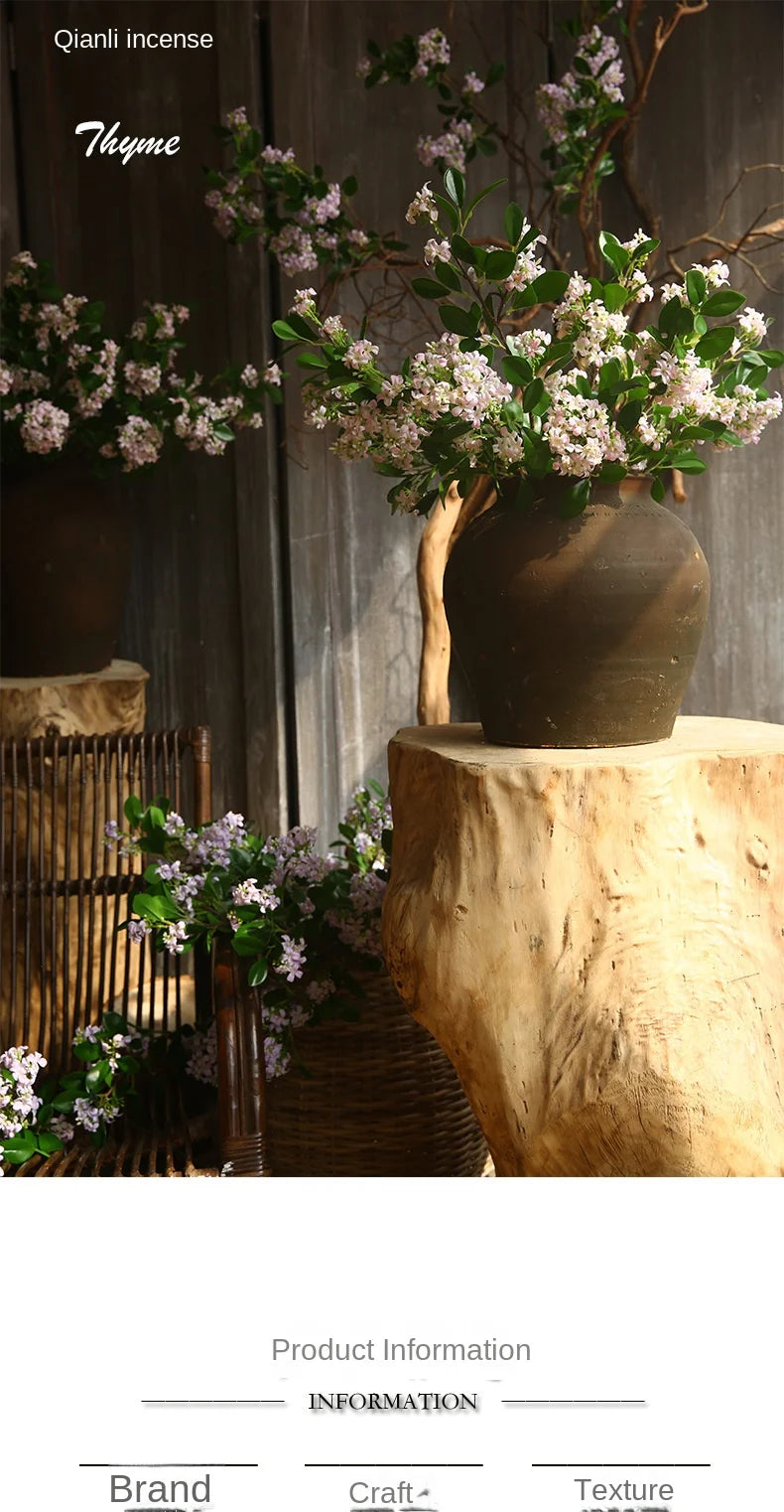 72cm Artificial Murraya Branch Flowers Fake Flowers Home Wedding Decoration Living Room Ornaments Flowers Home Decoration