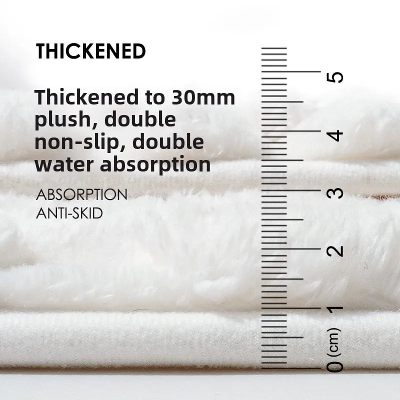 Bathroom Floor Mats Quick-absorbing, Quick-drying, Non-slip Rugs Entrance Rugs Do Not Need To Bend Over To Dry Feet Quickly