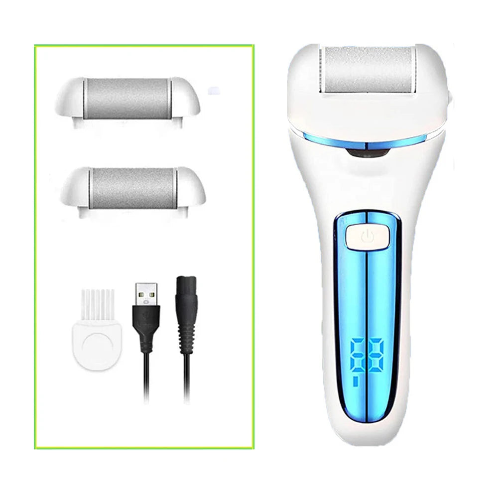 Electric Foot File Callus Remover Machine Rechargeable Foot Grinder Pedicure Machine Pedicure Device Foot Care Tools Feet