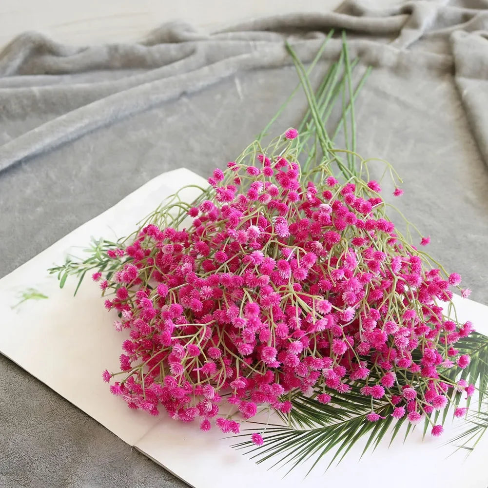 1 Bunch Artificial Fake Silk Gypsophila Flowers Wedding Bouquet Home Decoration Simulation Gypsophila Flower Home Garden decor