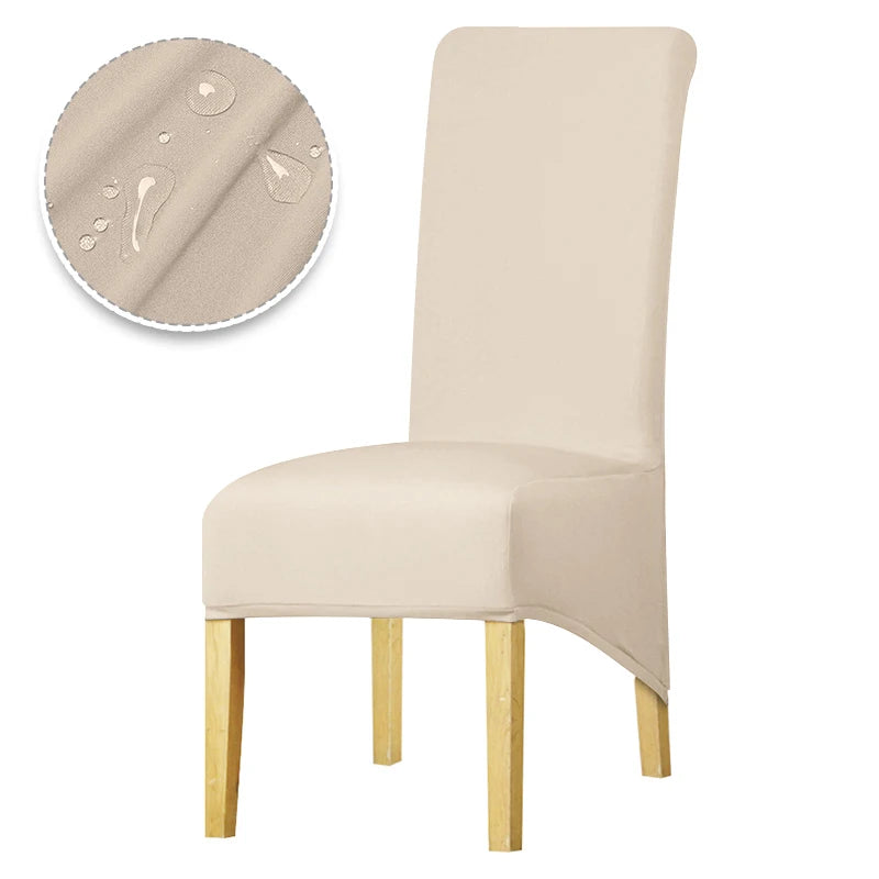 Real Waterproof Fabric Chair Cover Stretch Seat Chair Covers Ventilate Bar Chair Slipcover Universal Size Chair Cover For Room