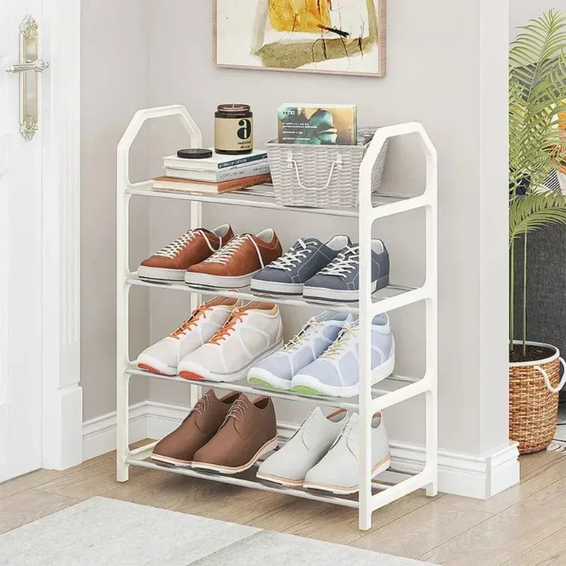 4 Layers Shoe Rack Multi-layer Assembly Creative Simple Trapezoidal Storage Doorstep Storage Shoe Cabinet Balcony Pendulum